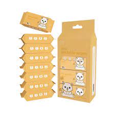 Soft & Gentle Baby Wet Wipes – 64 Sheets Pack with Cartoon Packaging