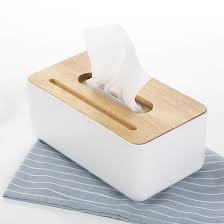 BambooDock™ Multipurpose Tissue Box with Phone Holder – Minimalist Organizer