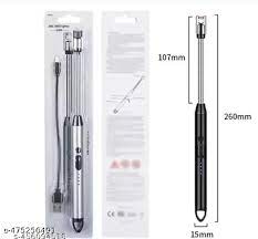 USB Rechargeable ARC BBQ Lighter – Windproof Flameless Electric Lighter with Flexible Neck
