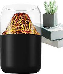 Mini Volcano Humidifier – 300ml Creative LED Mist Diffuser for Home & Bedroom