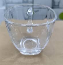 Classic Clear Glass Tea Cup with Handle – Elegant Heat-Resistant Design