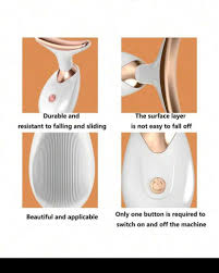 LED Neck Firming & Lifting Massager – Rechargeable Beauty Device for Skin Tightening