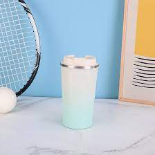 FrostGlow™ Gradient Thermal Travel Mug – Leakproof Insulated Tumbler