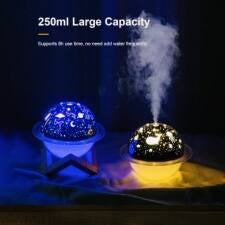 Galaxy Star Projector Humidifier – 2-in-1 Aromatherapy Diffuser & Night Light