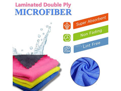 Laminated Double Ply Microfiber Cleaning Cloths
