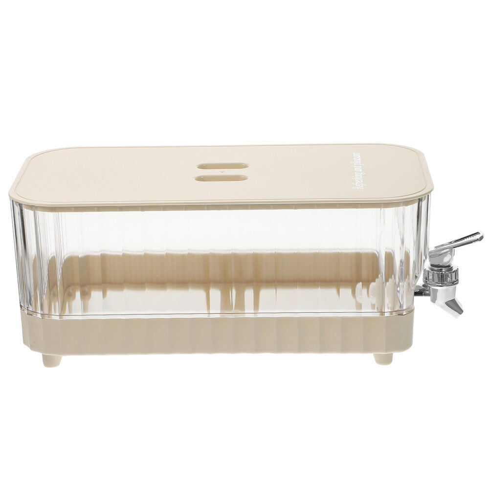 Large Refrigerator Beverage Dispenser with Faucet – 5L Cold Drink Storage Tank for Juice, Water, and Tea