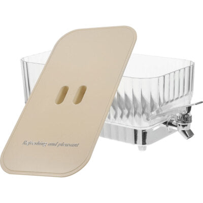 Large Refrigerator Beverage Dispenser with Faucet – 5L Cold Drink Storage Tank for Juice, Water, and Tea